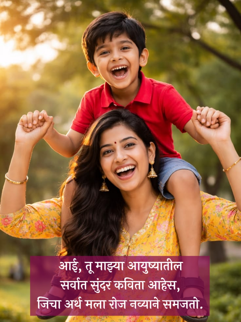 Aai Love Shayari Marathi