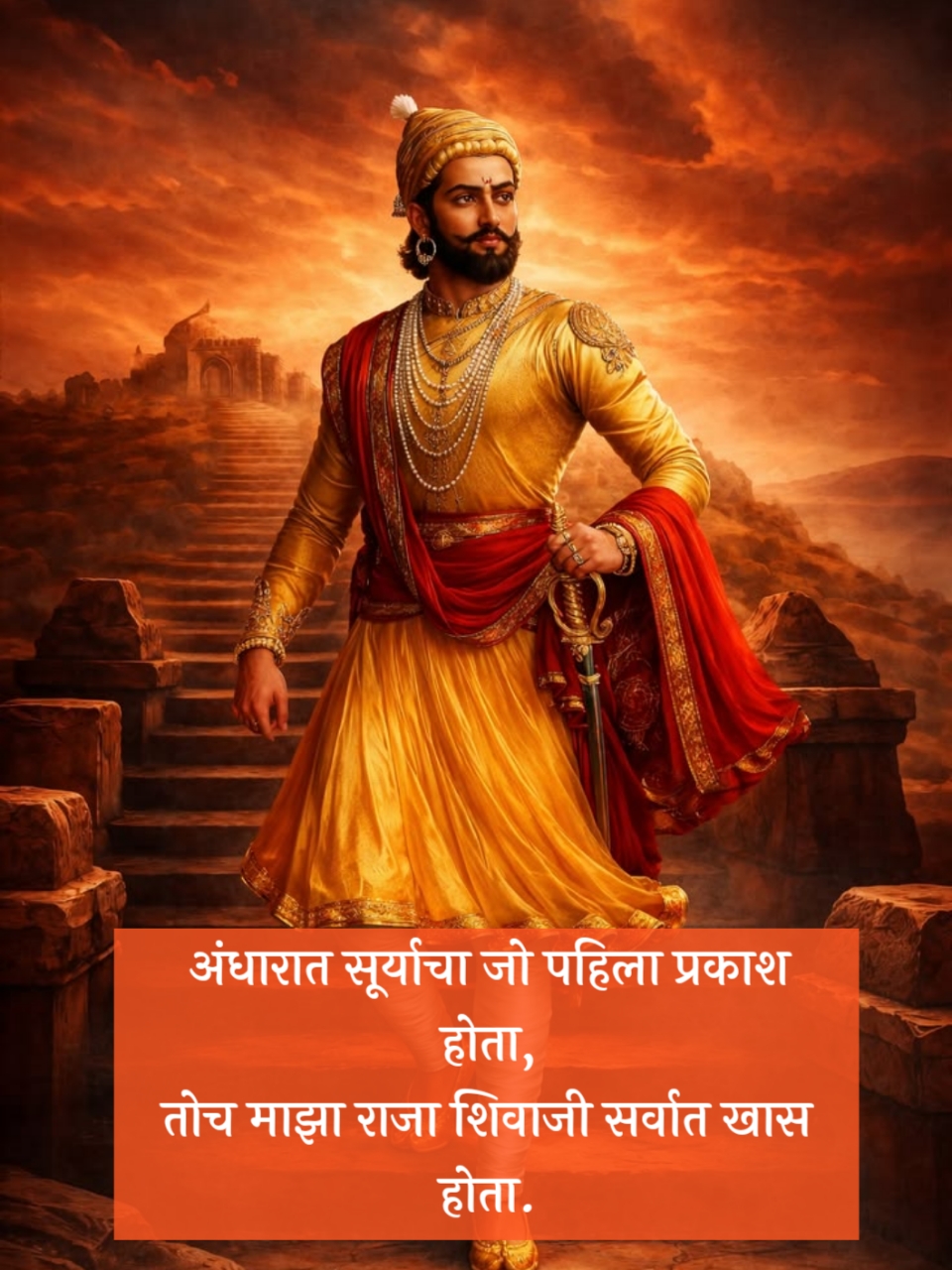 Shivaji Maharaj Shayari Marathi 2 Line