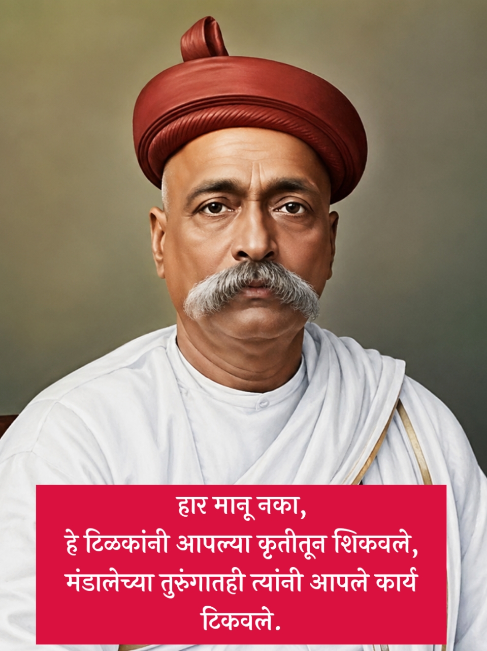 Motivational Marathi Shayari on Lokmanya Tilak