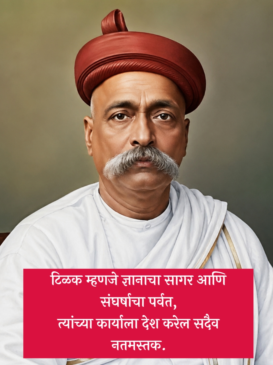 Short Lokmanya Tilak Shayari in Marathi