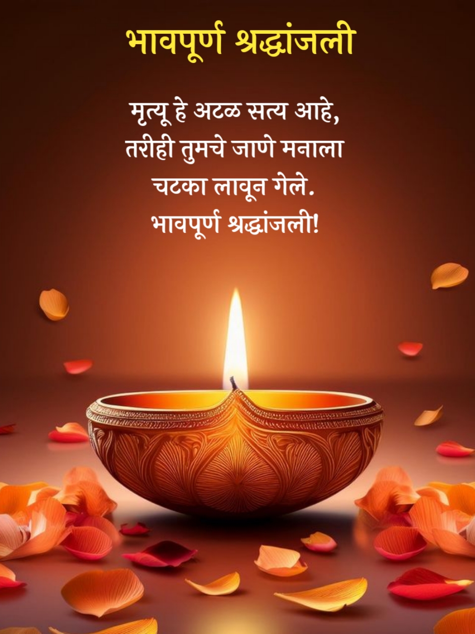 Bhavpurna Shradhanjali in Marathi