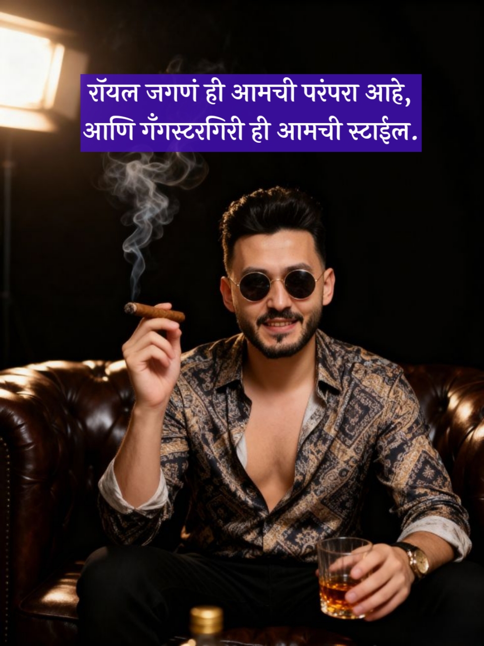 Royal Gangster Shayari Marathi