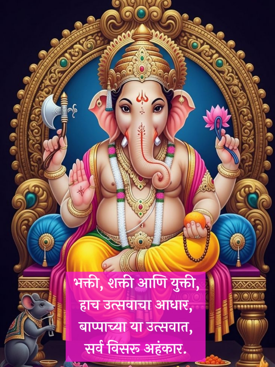 Ganpati Festival Shayari Marathi