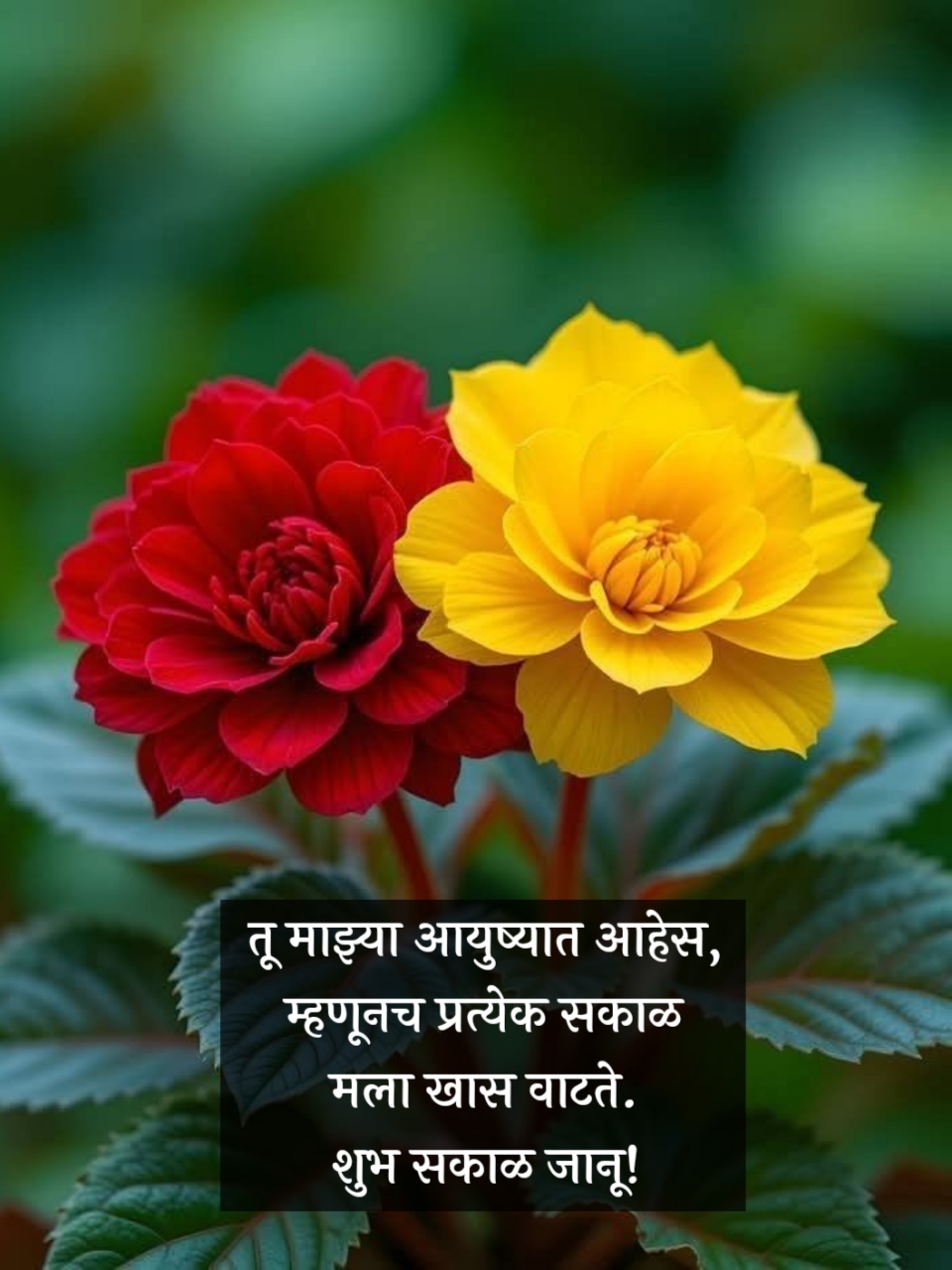 Romantic Good Morning Wishes Marathi