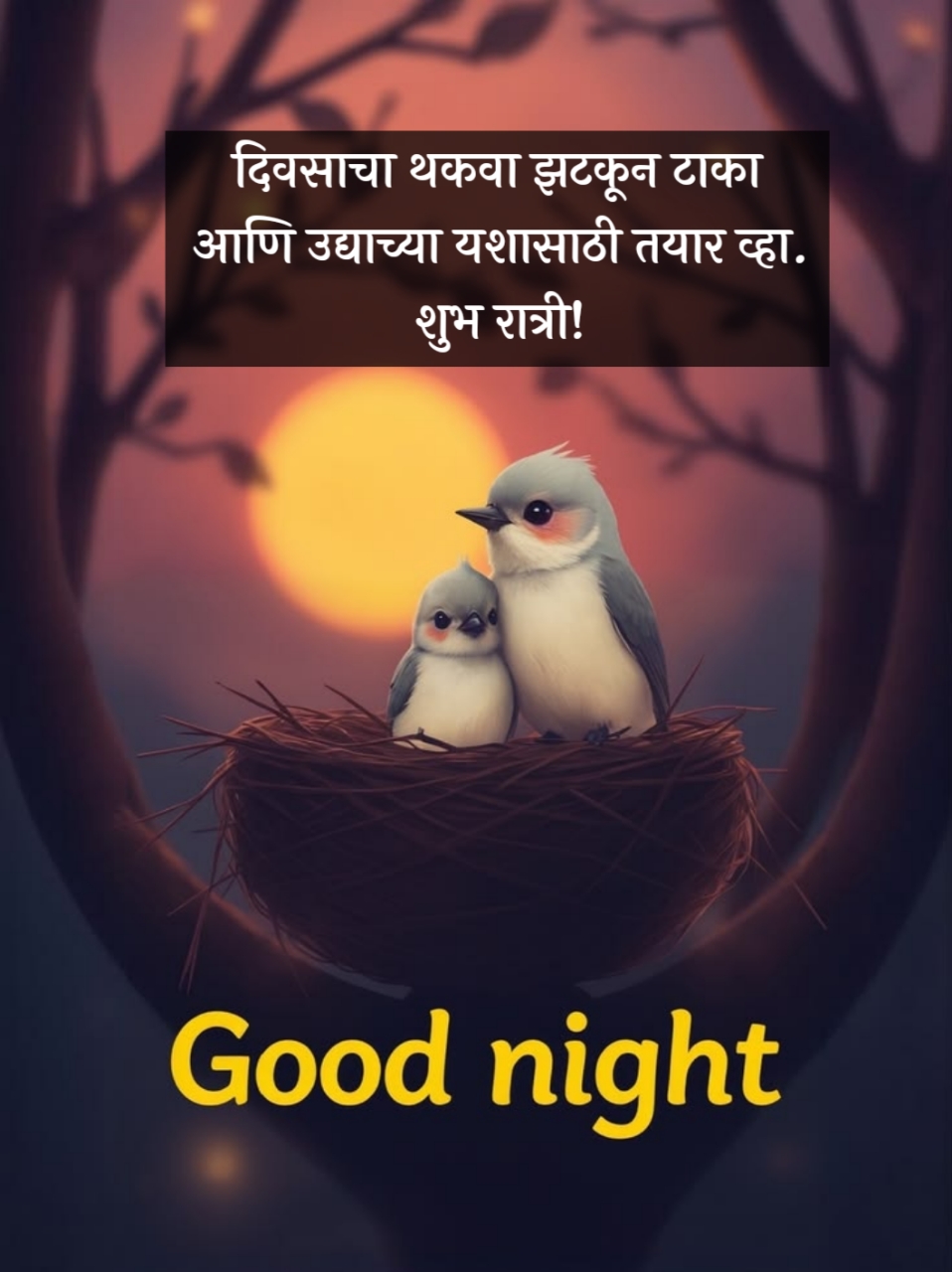 Marathi Good Night Wishes