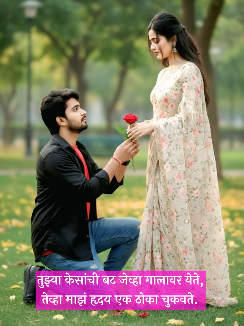 Propose Shayari in Marathi for Girlfriend